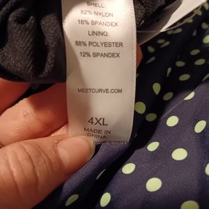 NWT Blue Polka Dot One Piece Swimsuit for Women